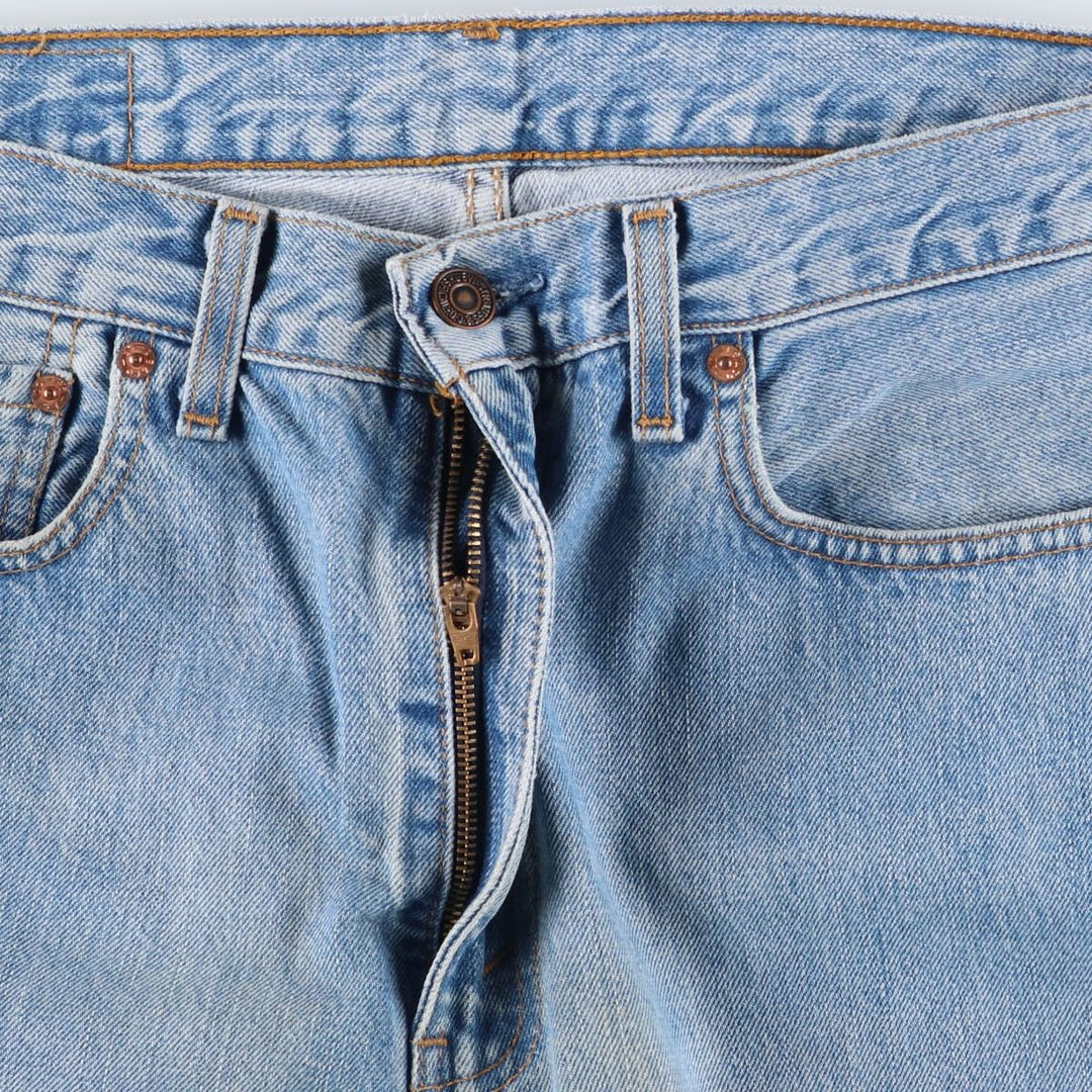 1990'S Levi's 00505-0448 Euro Model Tapered Denim Pants, Men's W33 (approx.), Vintage cotton blue type Vintage Second Hand