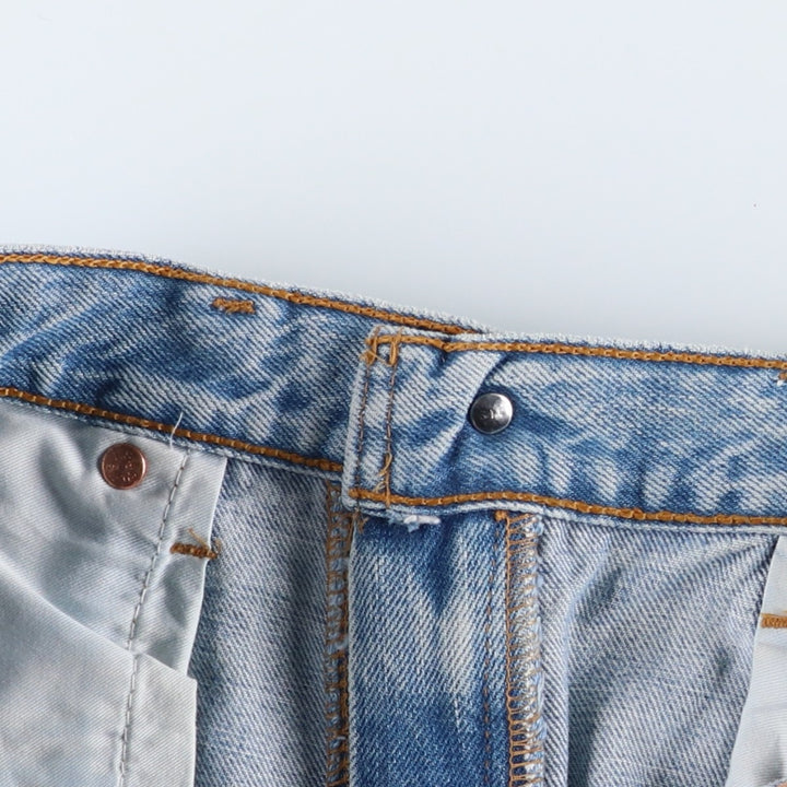 1990'S Levi's 00505-0448 Euro Model Tapered Denim Pants, Men's W33 (approx.), Vintage cotton blue type Vintage Second Hand