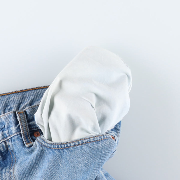 1990'S Levi's 00505-0448 Euro Model Tapered Denim Pants, Men's W33 (approx.), Vintage cotton blue type Vintage Second Hand