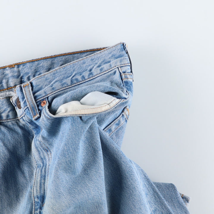 1990'S Levi's 00505-0448 Euro Model Tapered Denim Pants, Men's W33 (approx.), Vintage cotton blue type Vintage Second Hand