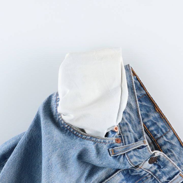 1990'S Levi's 00505-0448 Euro Model Tapered Denim Pants, Men's W33 (approx.), Vintage cotton blue type Vintage Second Hand