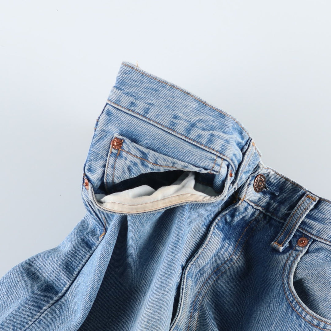 1990'S Levi's 00505-0448 Euro Model Tapered Denim Pants, Men's W33 (approx.), Vintage cotton blue type Vintage Second Hand