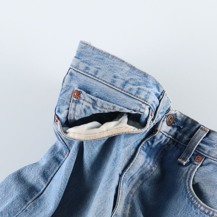 1990'S Levi's 00505-0448 Euro Model Tapered Denim Pants, Men's W33 (approx.), Vintage cotton blue type Vintage Second Hand