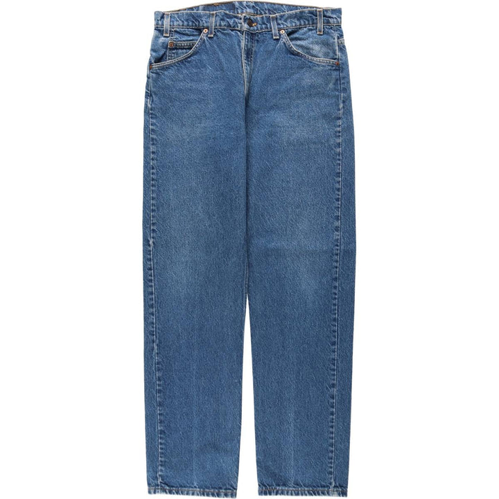 90'S Levi's 505 REGULAR FIT STRAIGHT LEG Orange Tab Tapered Denim Pants Men's W34 Vintage cotton blue type Vintage Second Hand
