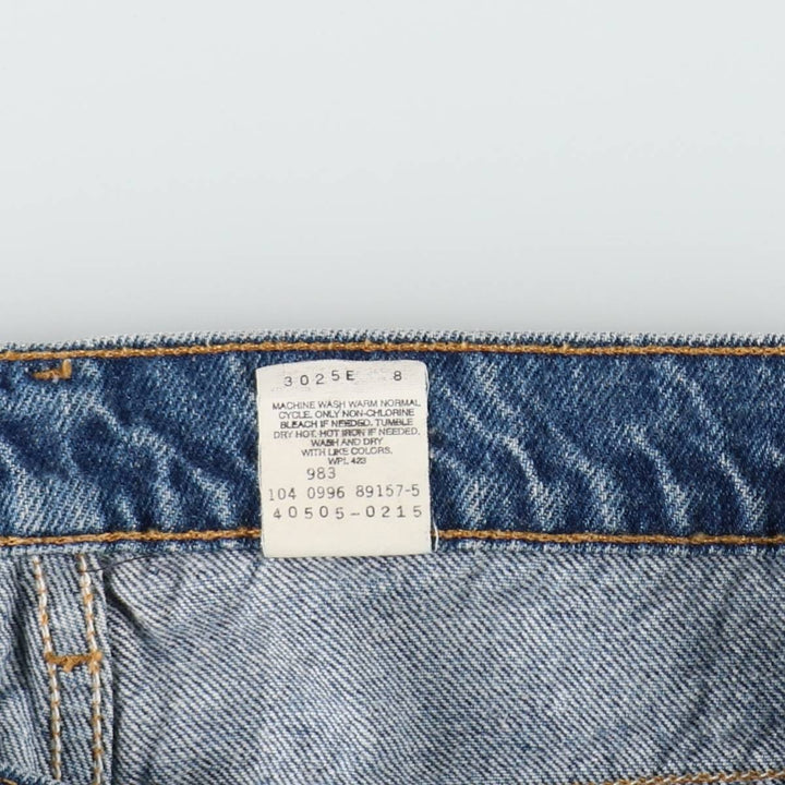 90'S Levi's 505 REGULAR FIT STRAIGHT LEG Orange Tab Tapered Denim Pants Men's W34 Vintage cotton blue type Vintage Second Hand