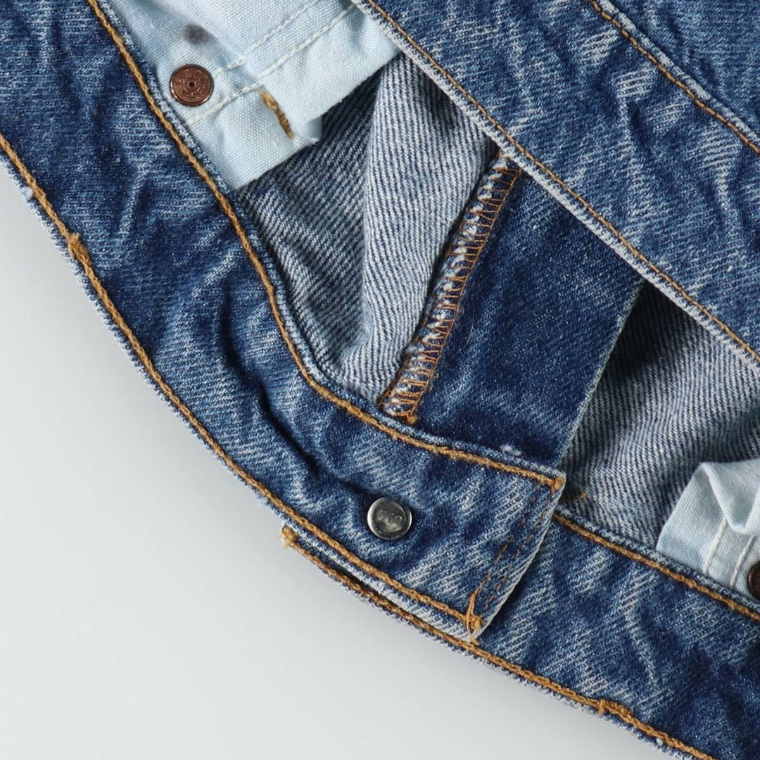 90'S Levi's 505 REGULAR FIT STRAIGHT LEG Orange Tab Tapered Denim Pants Men's W34 Vintage cotton blue type Vintage Second Hand