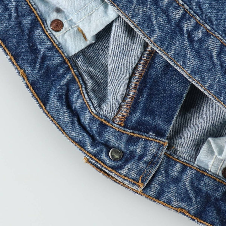 90'S Levi's 505 REGULAR FIT STRAIGHT LEG Orange Tab Tapered Denim Pants Men's W34 Vintage cotton blue type Vintage Second Hand