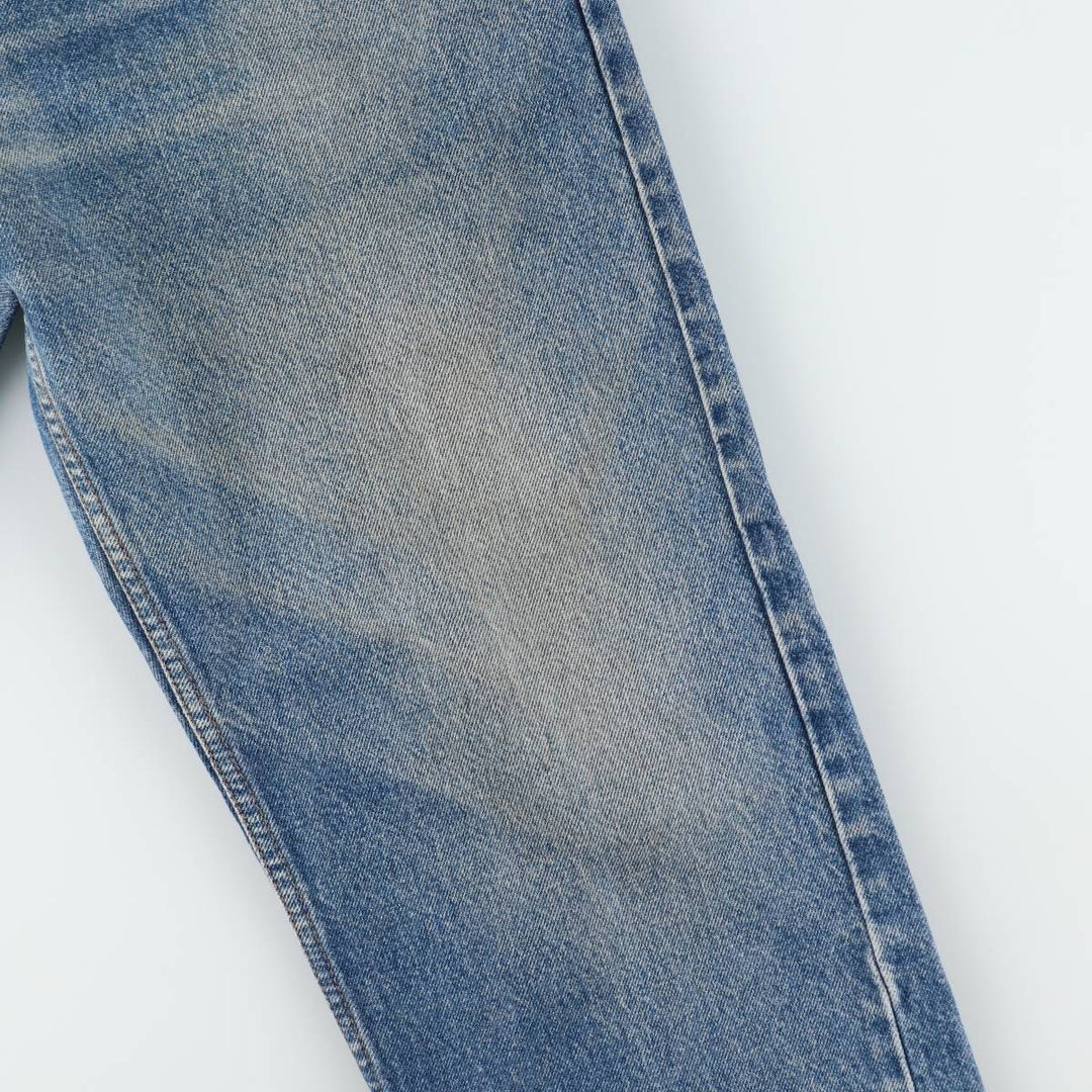 90'S Levi's 505 REGULAR FIT STRAIGHT LEG tapered denim pants for men, size w36, vintage cotton blue type Vintage Second Hand