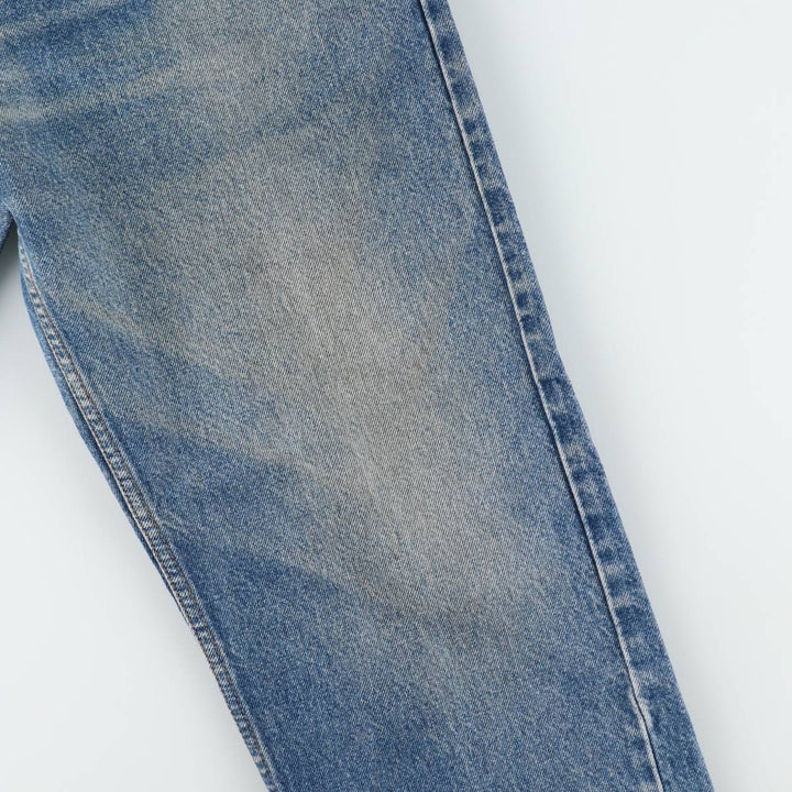 90'S Levi's 505 REGULAR FIT STRAIGHT LEG tapered denim pants for men, size w36, vintage cotton blue type Vintage Second Hand