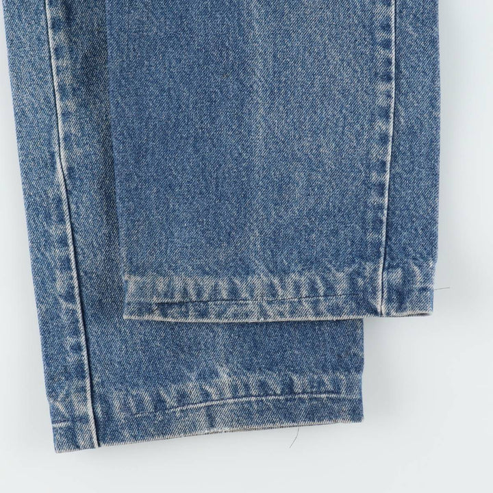 90'S Levi's 505 REGULAR FIT STRAIGHT LEG tapered denim pants for men, size w36, vintage cotton blue type Vintage Second Hand