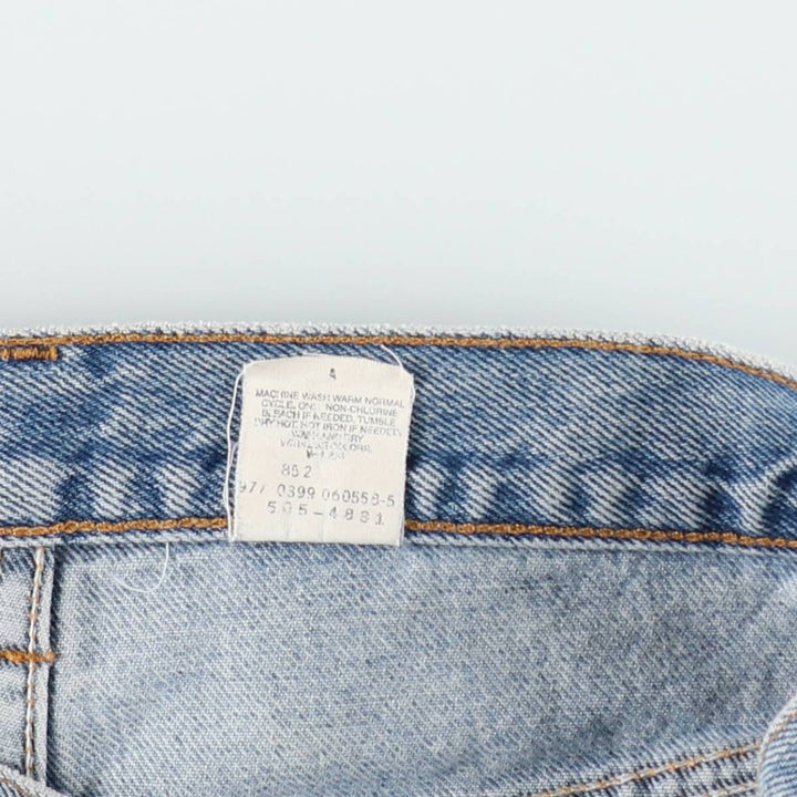90'S Levi's 505 REGULAR FIT STRAIGHT LEG tapered denim pants for men, W31 equivalent, vintage cotton Blue type light blue Vintage Second Hand