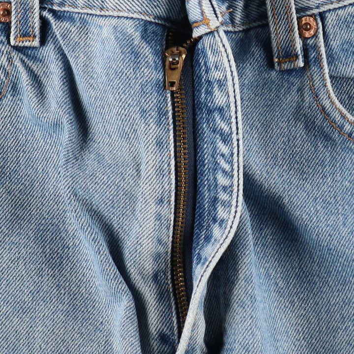 90'S Levi's 505 REGULAR FIT STRAIGHT LEG tapered denim pants for men, W31 equivalent, vintage cotton Blue type light blue Vintage Second Hand