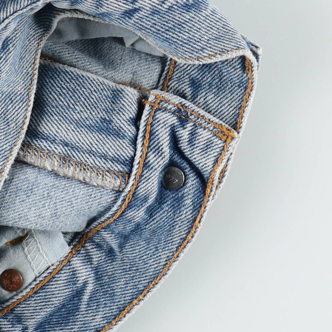 90'S Levi's 505 REGULAR FIT STRAIGHT LEG tapered denim pants for men, W31 equivalent, vintage cotton Blue type light blue Vintage Second Hand