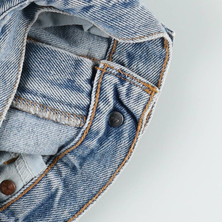 90'S Levi's 505 REGULAR FIT STRAIGHT LEG tapered denim pants for men, W31 equivalent, vintage cotton Blue type light blue Vintage Second Hand