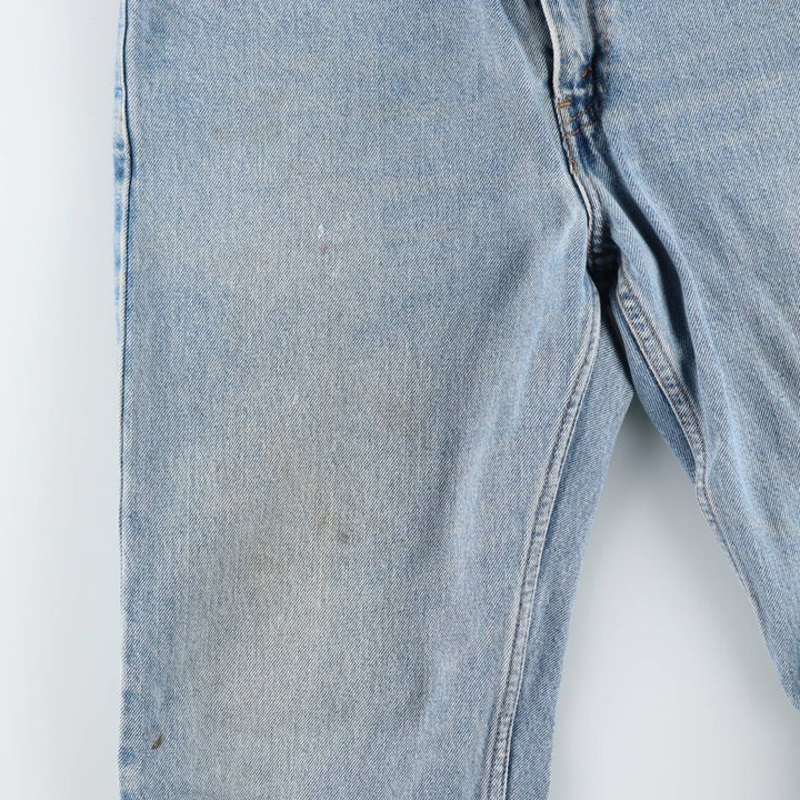 90'S Levi's 505 REGULAR FIT STRAIGHT LEG tapered denim pants for men, W31 equivalent, vintage cotton Blue type light blue Vintage Second Hand