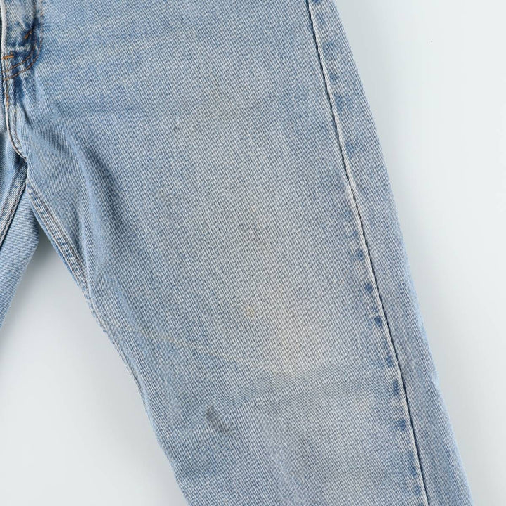 90'S Levi's 505 REGULAR FIT STRAIGHT LEG tapered denim pants for men, W31 equivalent, vintage cotton Blue type light blue Vintage Second Hand