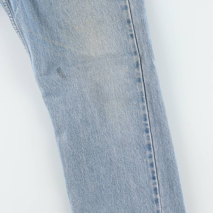 90'S Levi's 505 REGULAR FIT STRAIGHT LEG tapered denim pants for men, W31 equivalent, vintage cotton Blue type light blue Vintage Second Hand