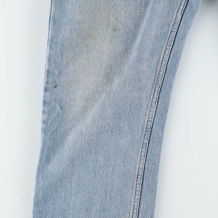 90'S Levi's 505 REGULAR FIT STRAIGHT LEG tapered denim pants for men, W31 equivalent, vintage cotton Blue type light blue Vintage Second Hand