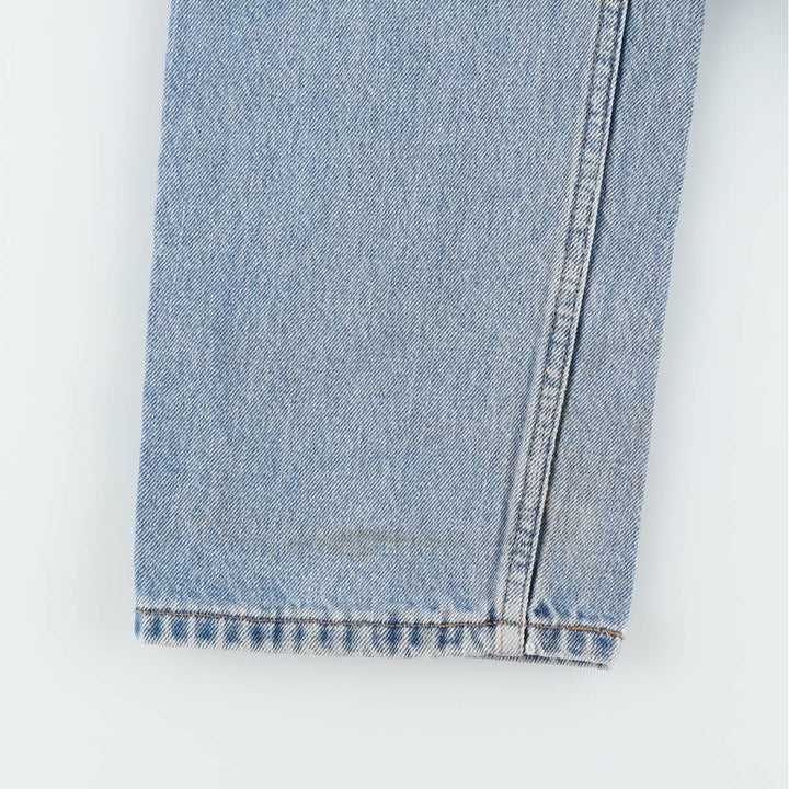 90'S Levi's 505 REGULAR FIT STRAIGHT LEG tapered denim pants for men, W31 equivalent, vintage cotton Blue type light blue Vintage Second Hand