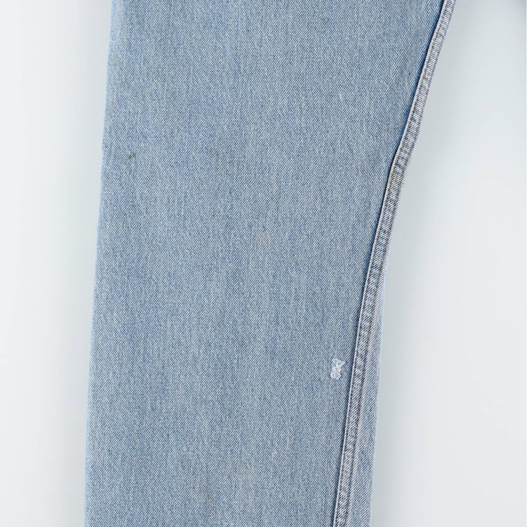 90'S Levi's 505 REGULAR FIT STRAIGHT LEG tapered denim pants for men, W31 equivalent, vintage cotton Blue type light blue Vintage Second Hand