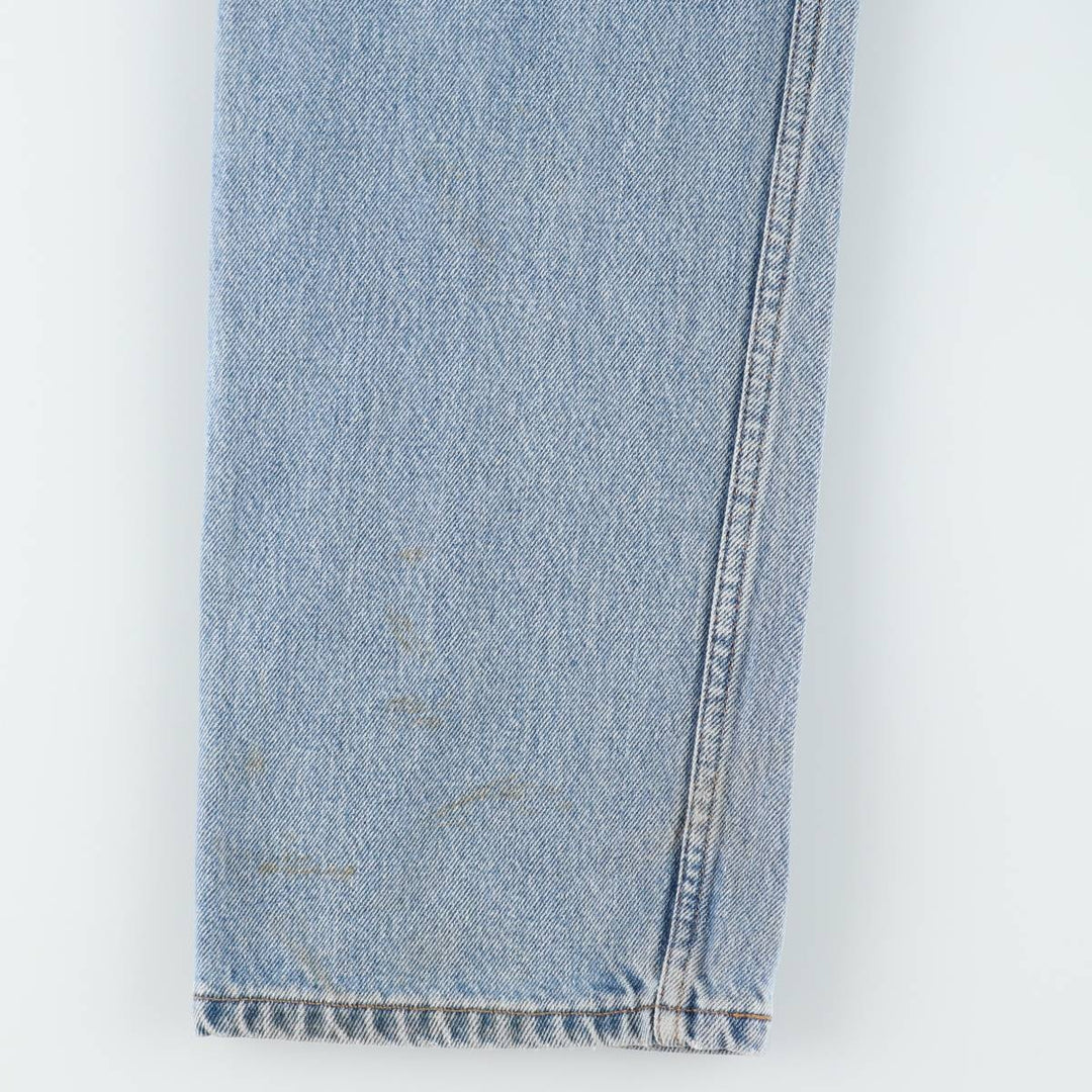 90'S Levi's 505 REGULAR FIT STRAIGHT LEG tapered denim pants for men, W31 equivalent, vintage cotton Blue type light blue Vintage Second Hand