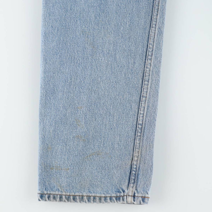 90'S Levi's 505 REGULAR FIT STRAIGHT LEG tapered denim pants for men, W31 equivalent, vintage cotton Blue type light blue Vintage Second Hand