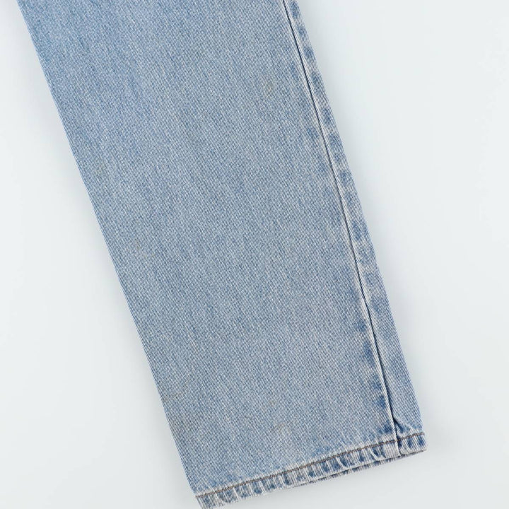 90'S Levi's 505 REGULAR FIT STRAIGHT LEG tapered denim pants for men, W31 equivalent, vintage cotton Blue type light blue Vintage Second Hand