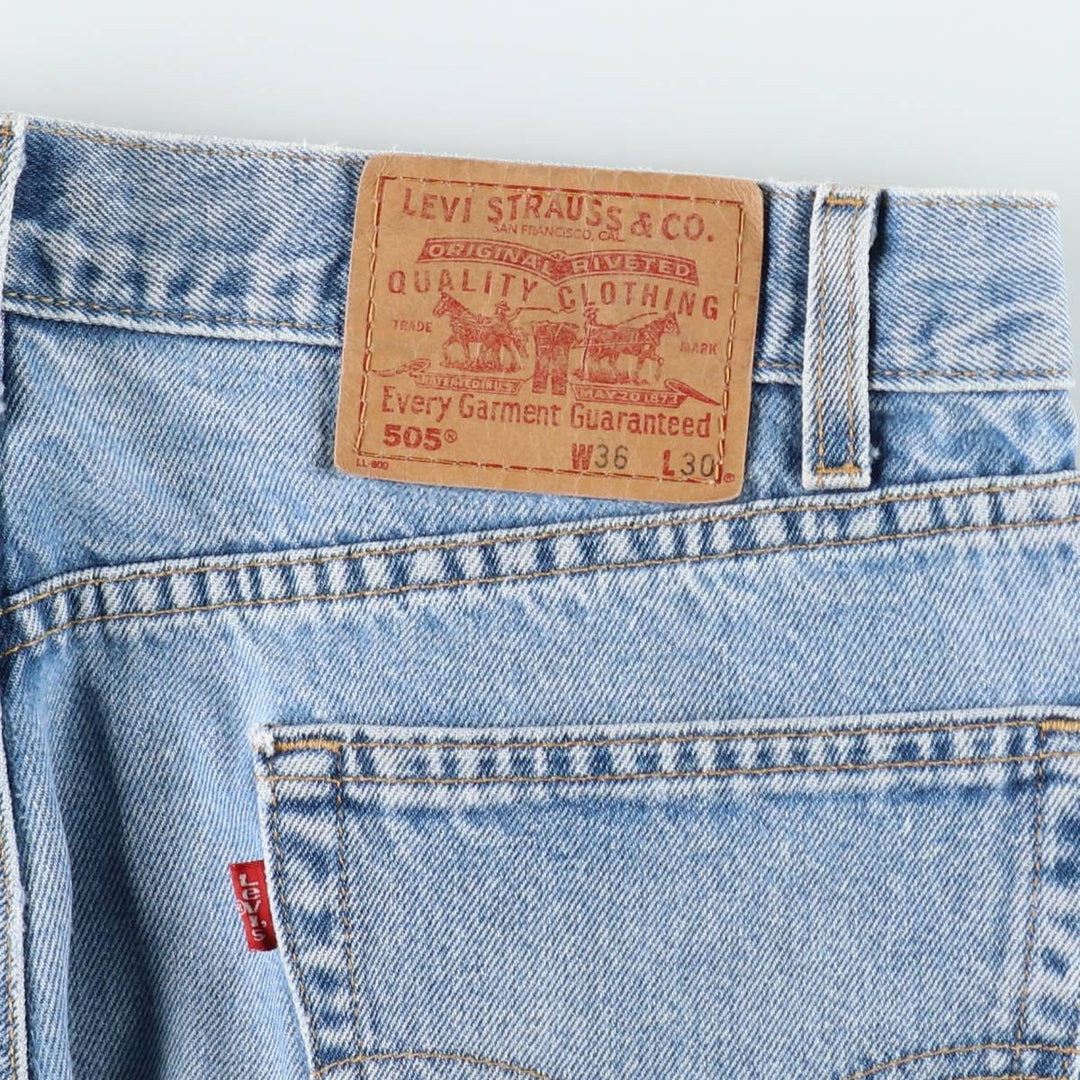 2000'S Levi's 505-4091 Regular Fit Straight Leg Tapered Denim Pants, Men's Size W35 (approx.) cotton blue type Vintage Second Hand