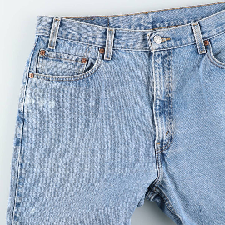 2000'S Levi's 505-4091 Regular Fit Straight Leg Tapered Denim Pants, Men's Size W35 (approx.) cotton blue type Vintage Second Hand