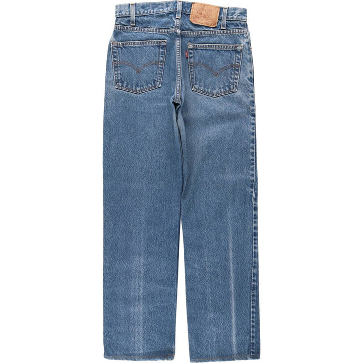90'S Levi's 505 Regular Fit Straight Leg Tapered Denim Pants, Men's, Vintage, Size W30 cotton blue type Vintage Second Hand