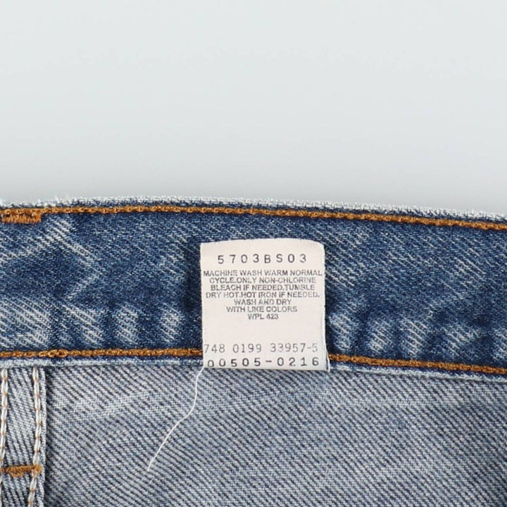 90'S Levi's 505 Regular Fit Straight Leg Tapered Denim Pants, Men's, Vintage, Size W30 cotton blue type Vintage Second Hand