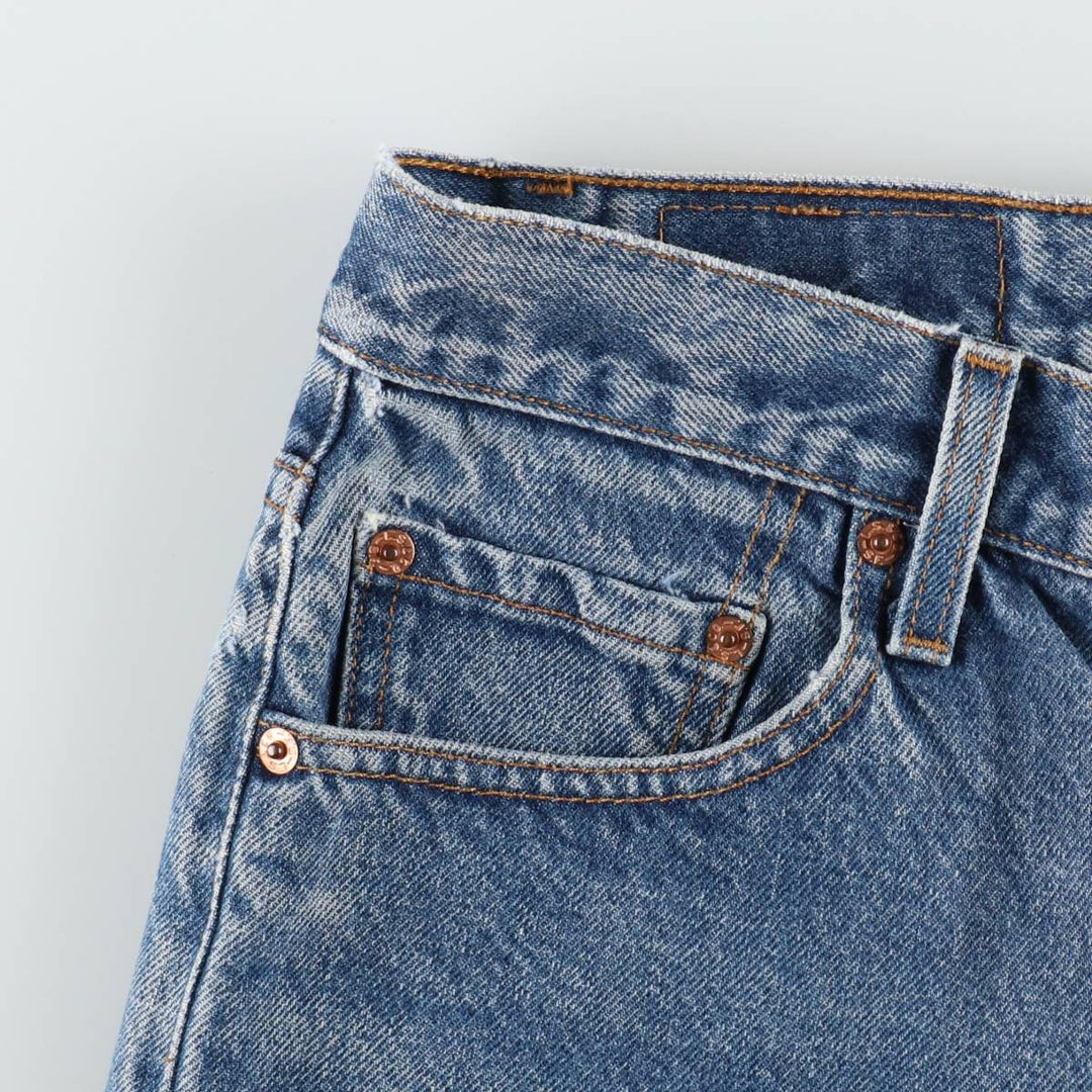 90'S Levi's 505 Regular Fit Straight Leg Tapered Denim Pants, Men's, Vintage, Size W30 cotton blue type Vintage Second Hand