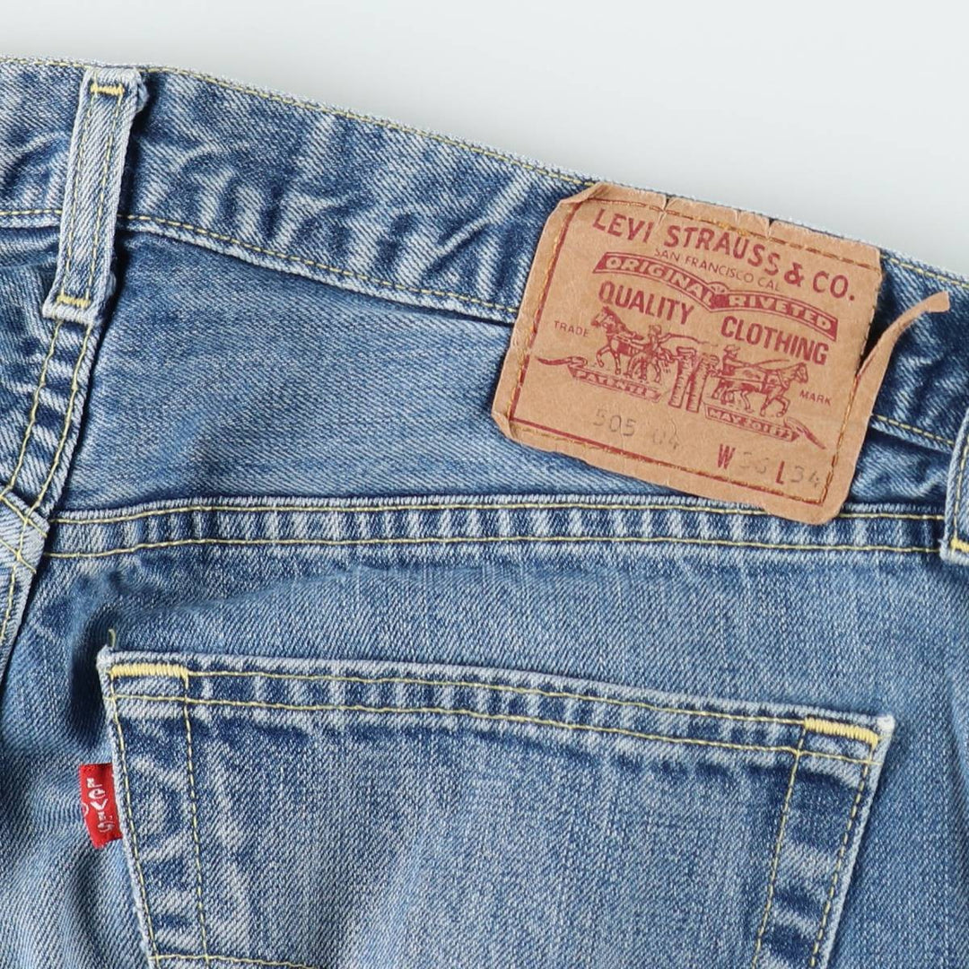 1990'S Levi's 505-0426 Euro Model Tapered Denim Pants, Made in Spain, Men's W35 (approx.), Vintage cotton blue type Vintage Second Hand