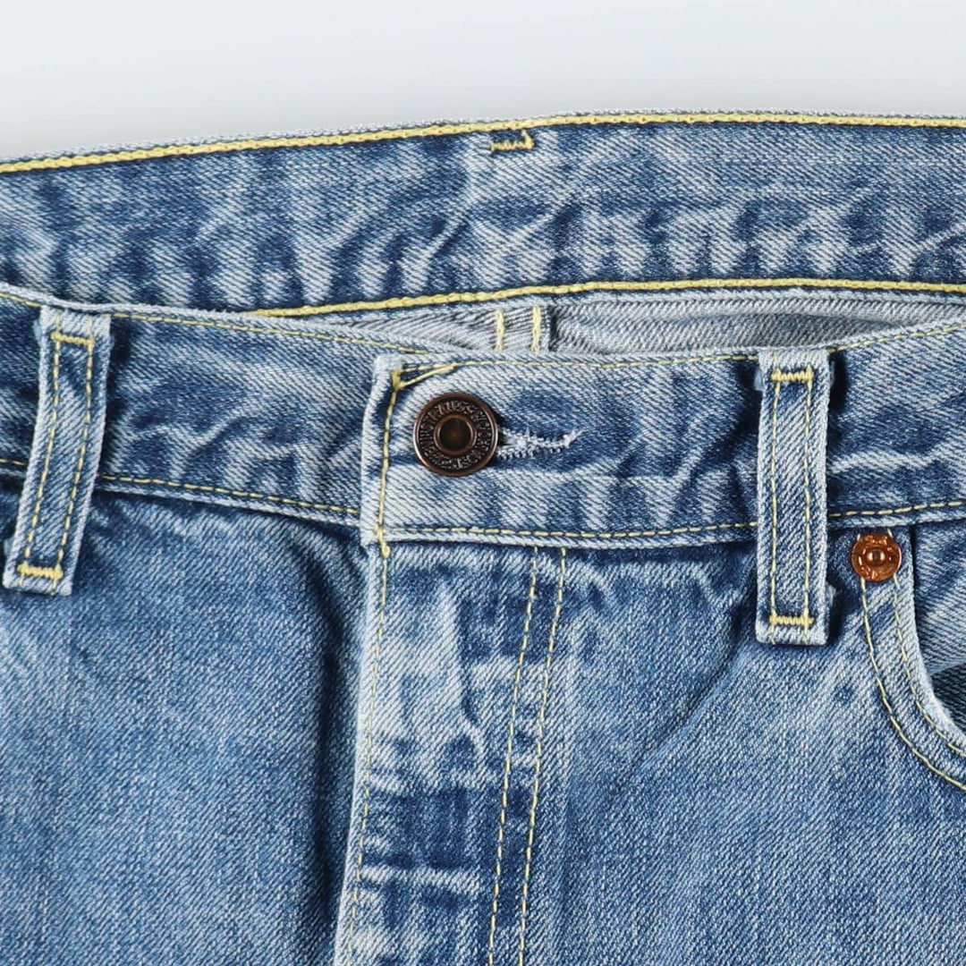 1990'S Levi's 505-0426 Euro Model Tapered Denim Pants, Made in Spain, Men's W35 (approx.), Vintage cotton blue type Vintage Second Hand