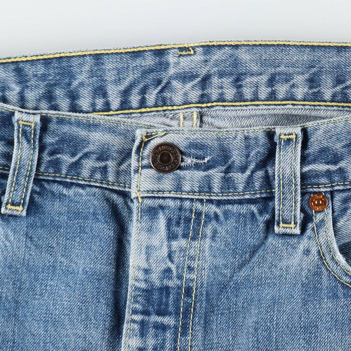 1990'S Levi's 505-0426 Euro Model Tapered Denim Pants, Made in Spain, Men's W35 (approx.), Vintage cotton blue type Vintage Second Hand