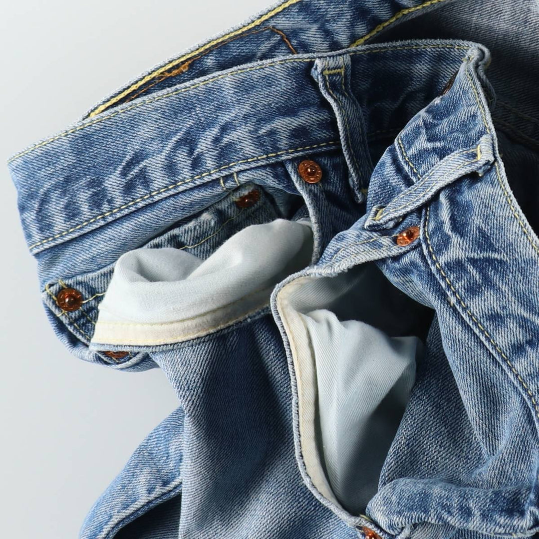 1990'S Levi's 505-0426 Euro Model Tapered Denim Pants, Made in Spain, Men's W35 (approx.), Vintage cotton blue type Vintage Second Hand