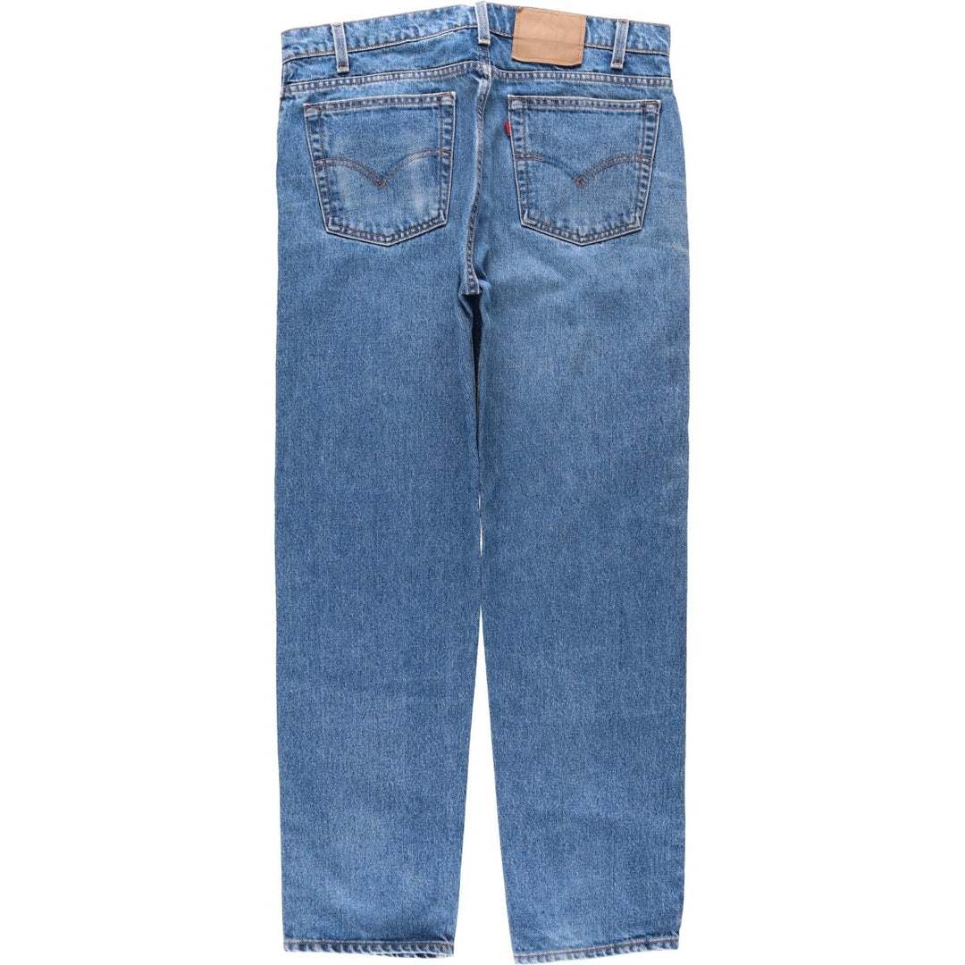 90'S Levi's 505-4891 Tapered Denim Pants, Made in USA, Men's, Size 36, Vintage cotton blue type Vintage Second Hand