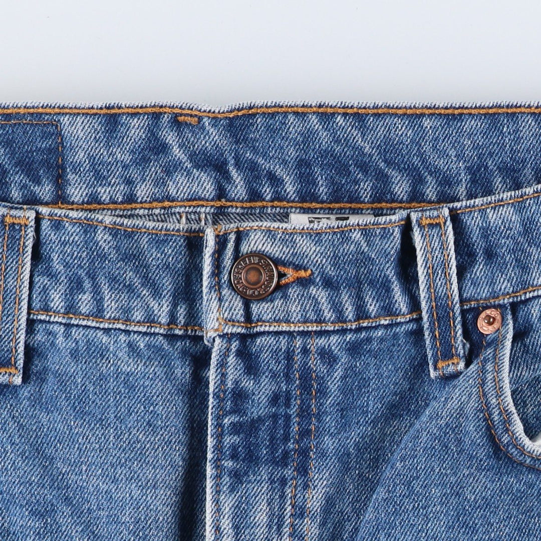 90'S Levi's 505-4891 Tapered Denim Pants, Made in USA, Men's, Size 36, Vintage cotton blue type Vintage Second Hand