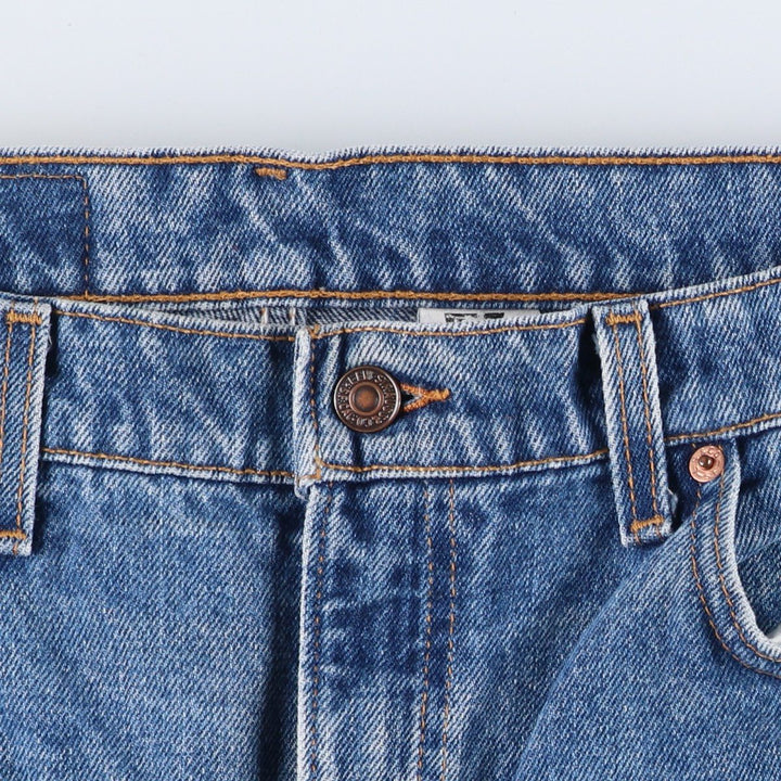 90'S Levi's 505-4891 Tapered Denim Pants, Made in USA, Men's, Size 36, Vintage cotton blue type Vintage Second Hand