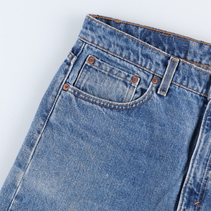 90'S Levi's 505-4891 Tapered Denim Pants, Made in USA, Men's, Size 36, Vintage cotton blue type Vintage Second Hand