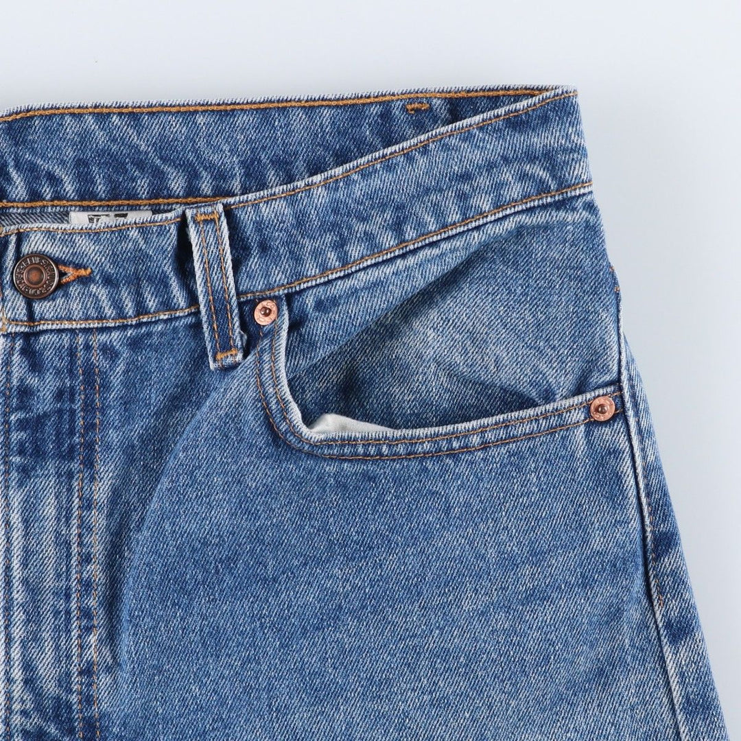 90'S Levi's 505-4891 Tapered Denim Pants, Made in USA, Men's, Size 36, Vintage cotton blue type Vintage Second Hand