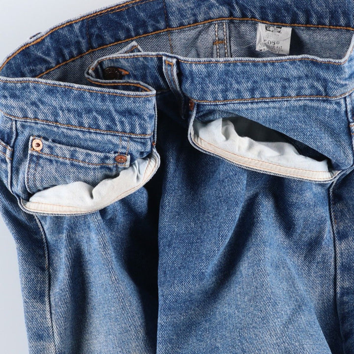 90'S Levi's 505-4891 Tapered Denim Pants, Made in USA, Men's, Size 36, Vintage cotton blue type Vintage Second Hand
