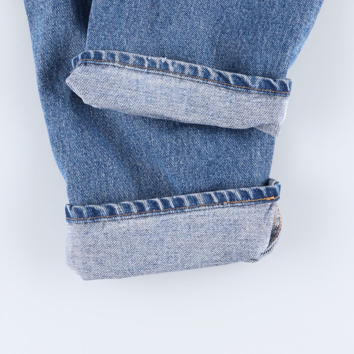90'S Levi's 505-4891 Tapered Denim Pants, Made in USA, Men's, Size 36, Vintage cotton blue type Vintage Second Hand