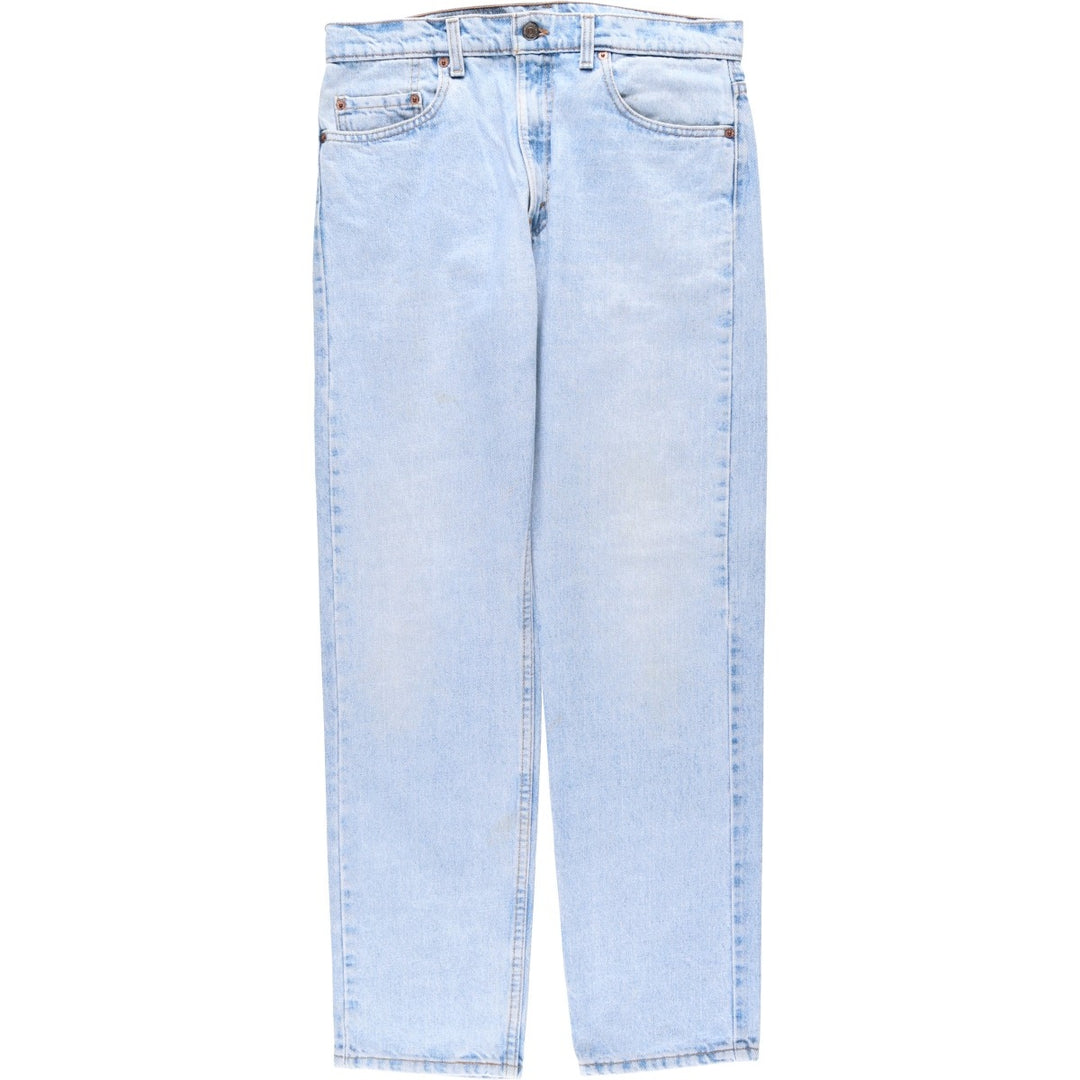 90'S Levi's 505-4834 Tapered Denim Pants, Made in USA, Men's Size 34, Vintage cotton blue type Vintage Second Hand