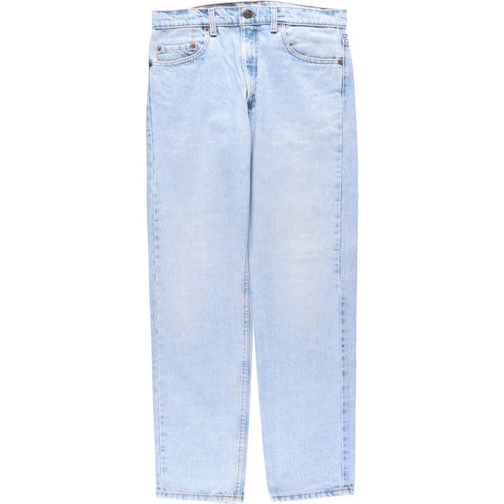 90'S Levi's 505-4834 Tapered Denim Pants, Made in USA, Men's Size 34, Vintage cotton blue type Vintage Second Hand