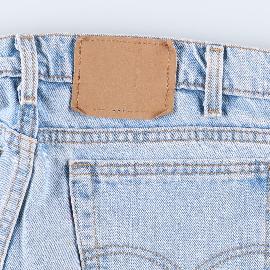 90'S Levi's 505-4834 Tapered Denim Pants, Made in USA, Men's Size 34, Vintage cotton blue type Vintage Second Hand