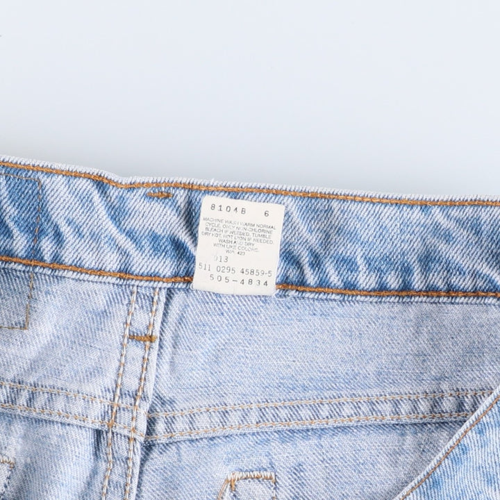 90'S Levi's 505-4834 Tapered Denim Pants, Made in USA, Men's Size 34, Vintage cotton blue type Vintage Second Hand