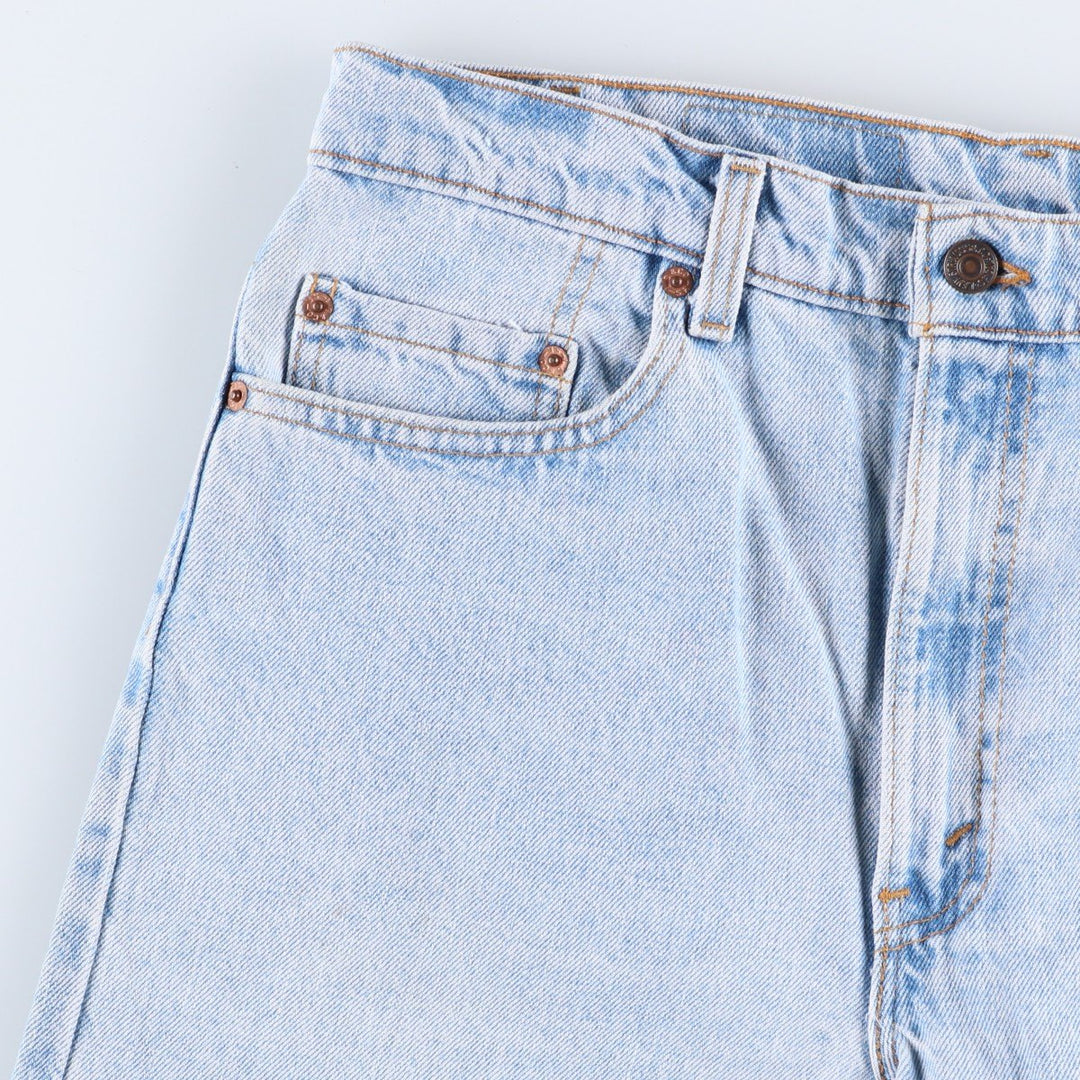 90'S Levi's 505-4834 Tapered Denim Pants, Made in USA, Men's Size 34, Vintage cotton blue type Vintage Second Hand