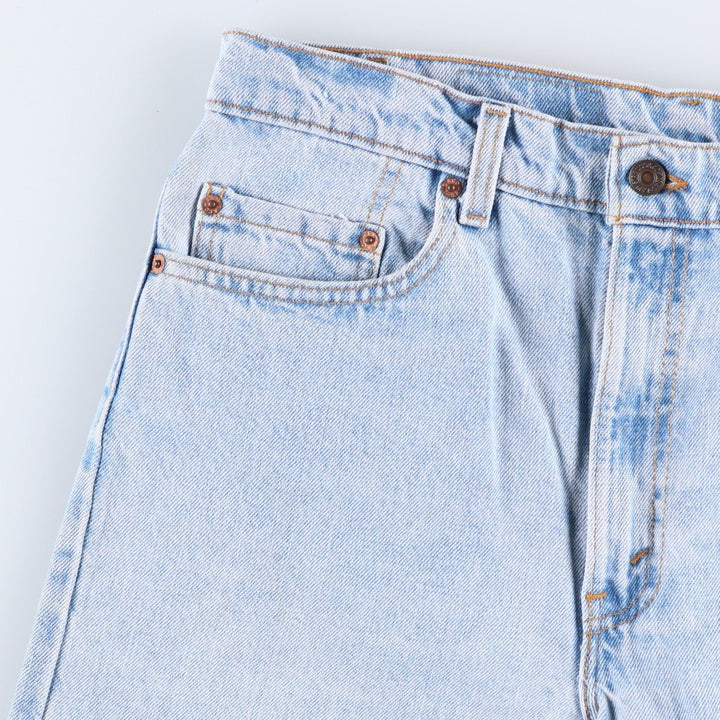 90'S Levi's 505-4834 Tapered Denim Pants, Made in USA, Men's Size 34, Vintage cotton blue type Vintage Second Hand