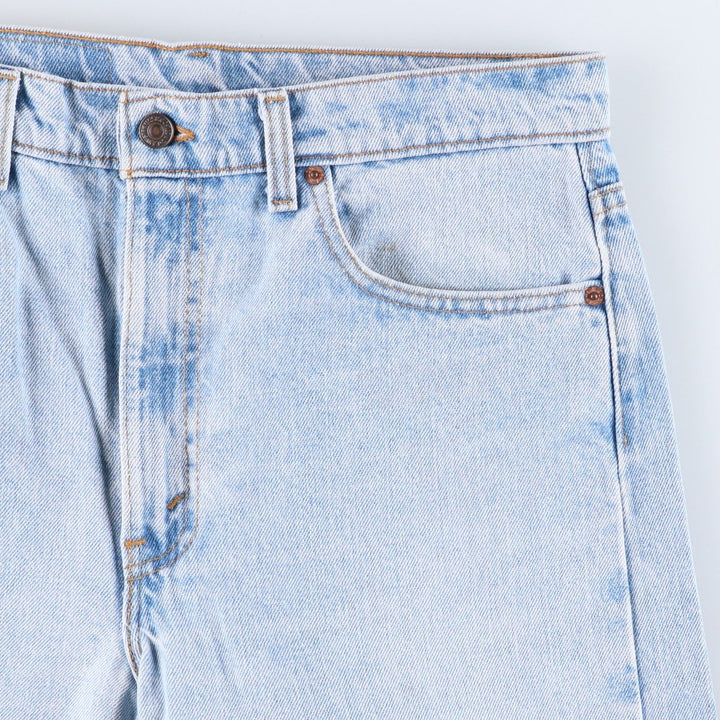90'S Levi's 505-4834 Tapered Denim Pants, Made in USA, Men's Size 34, Vintage cotton blue type Vintage Second Hand